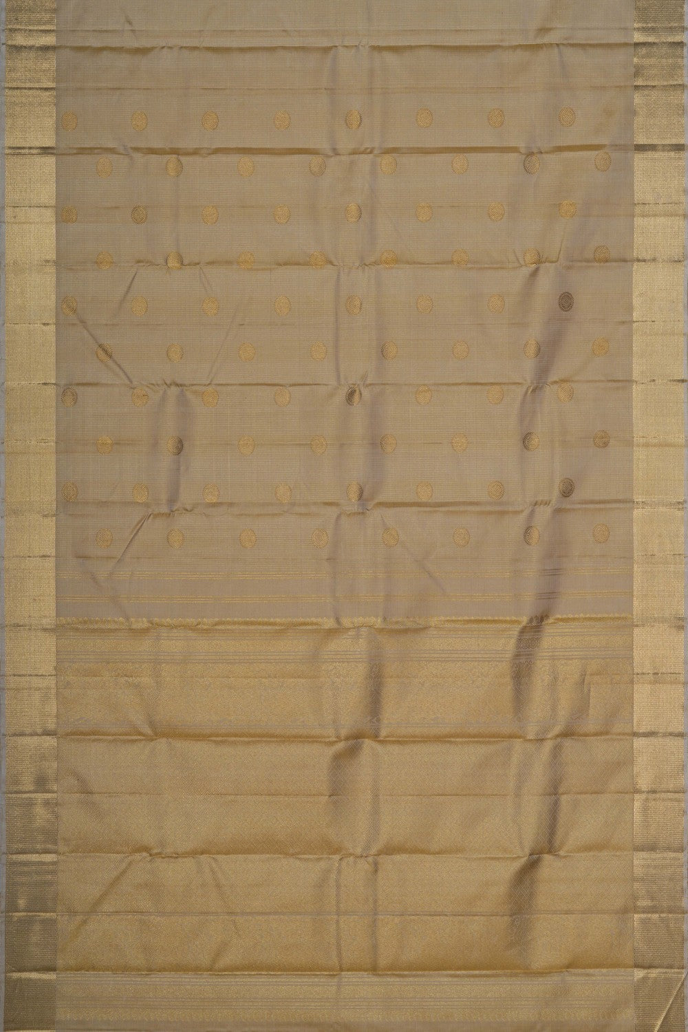 Image of Arani Silk Off-White Saree