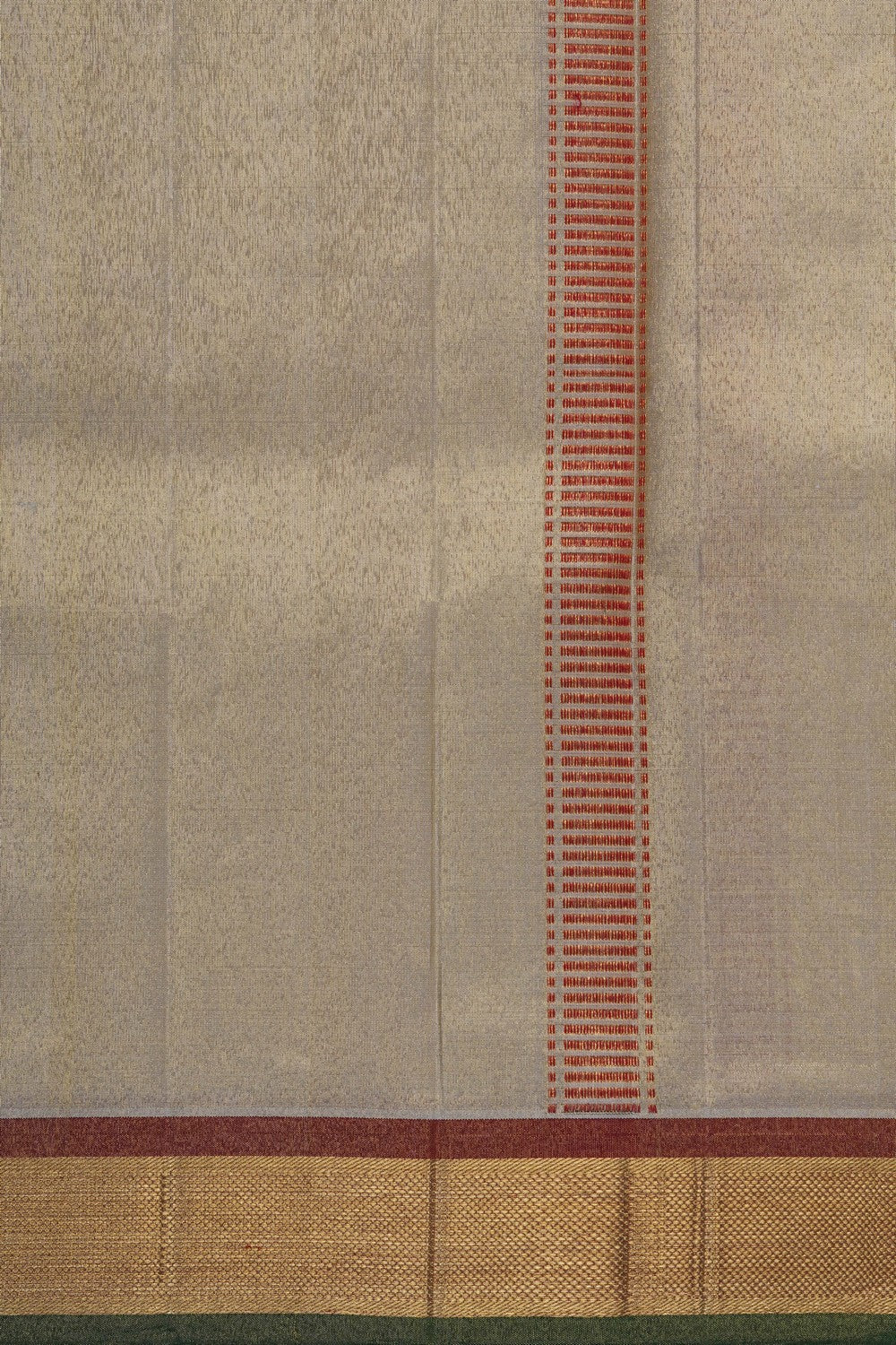 Image of Kanchi Tissue Silk Traditional Dhoti With Kanduva (8 X 4)