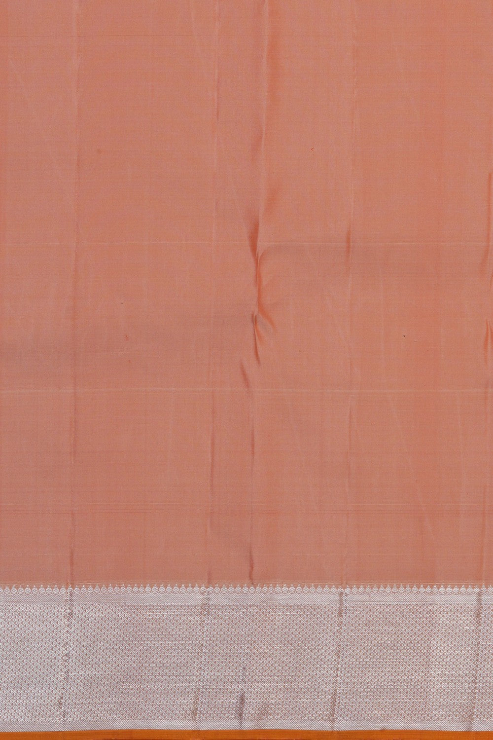 Image of Kanjivaram Silk Brocade Peach Saree