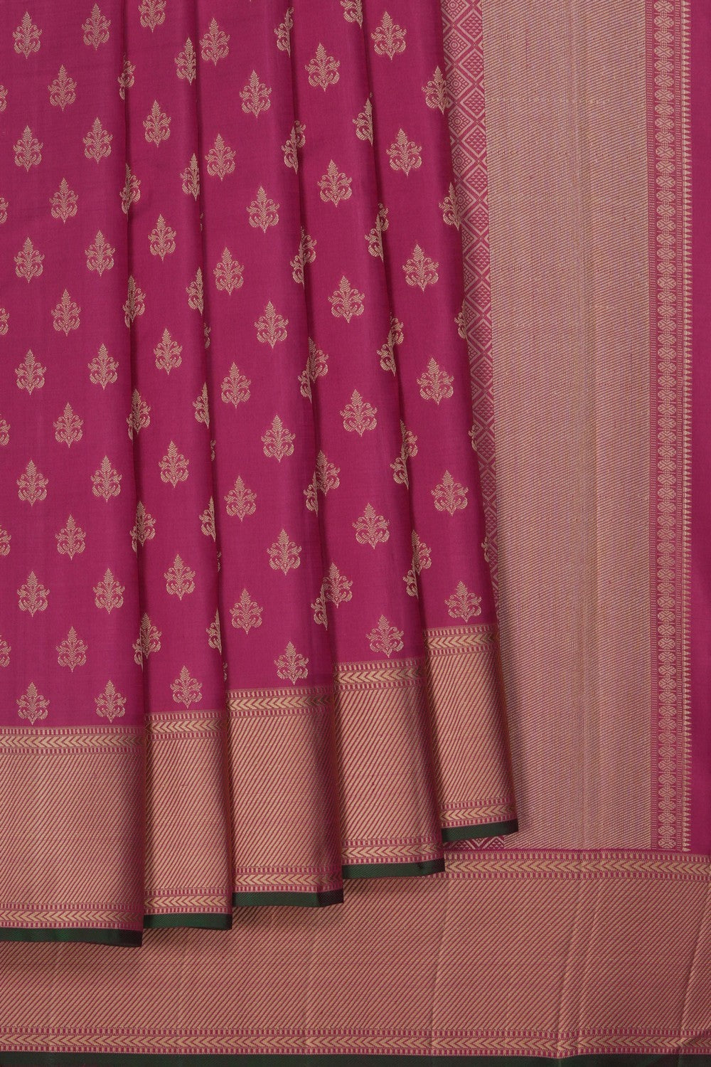 Image of Kanjivaram Silk Pink Saree