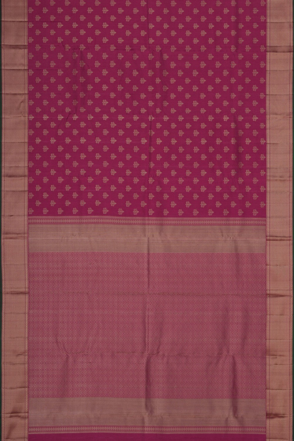 Image of Kanjivaram Silk Pink Saree