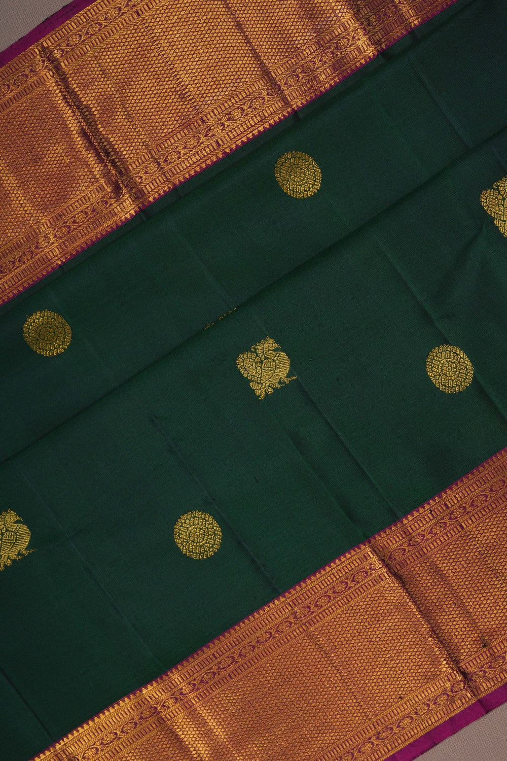 Image of Arani Silk Green Saree