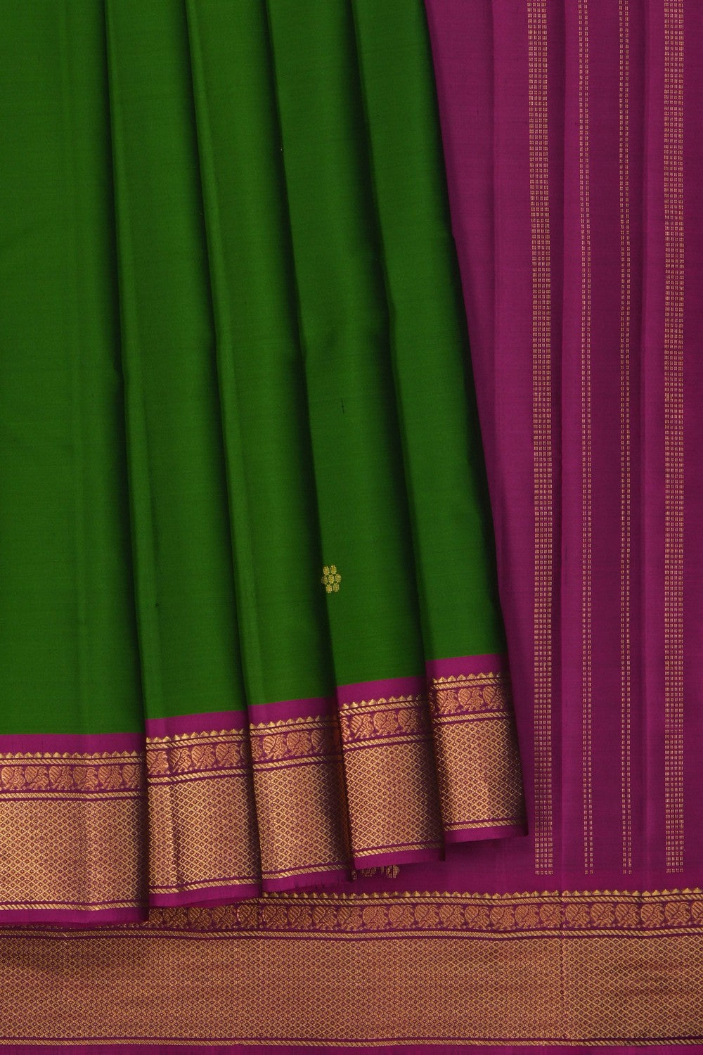 Image of Arani Silk Green Saree
