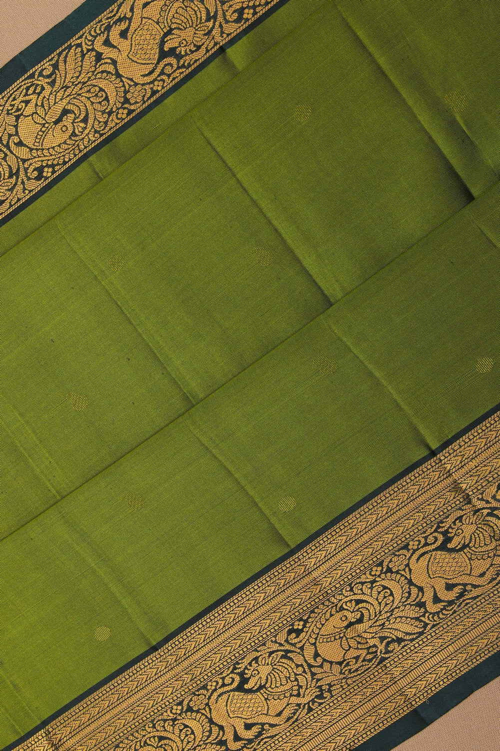 Image of South Silk Green Saree