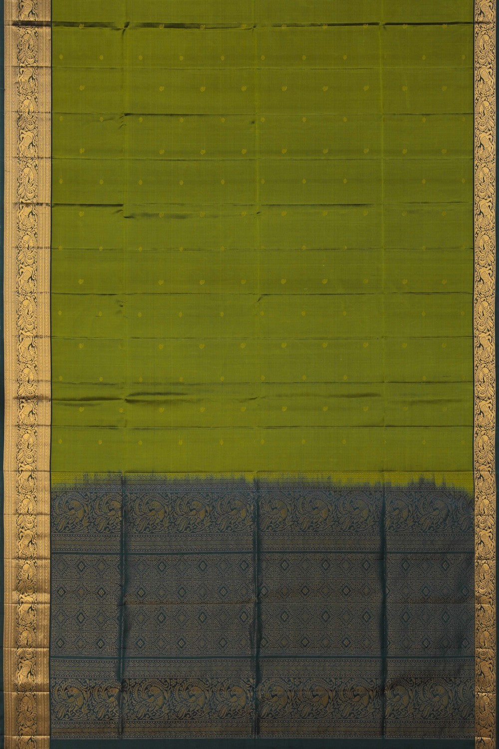 Image of South Silk Green Saree