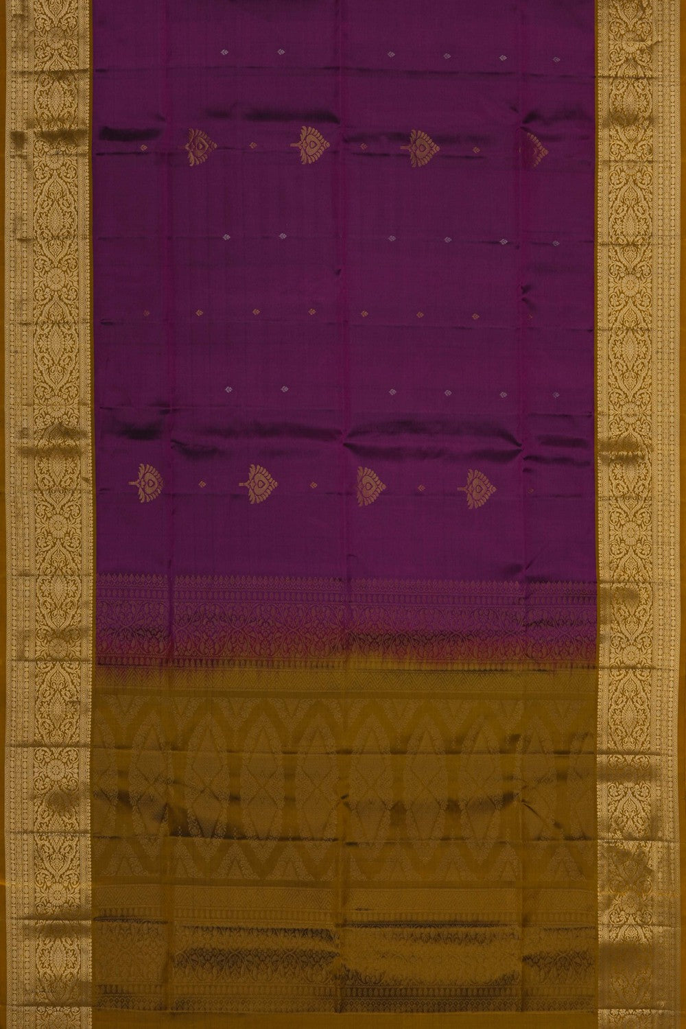 Image of South Silk Magenta Saree