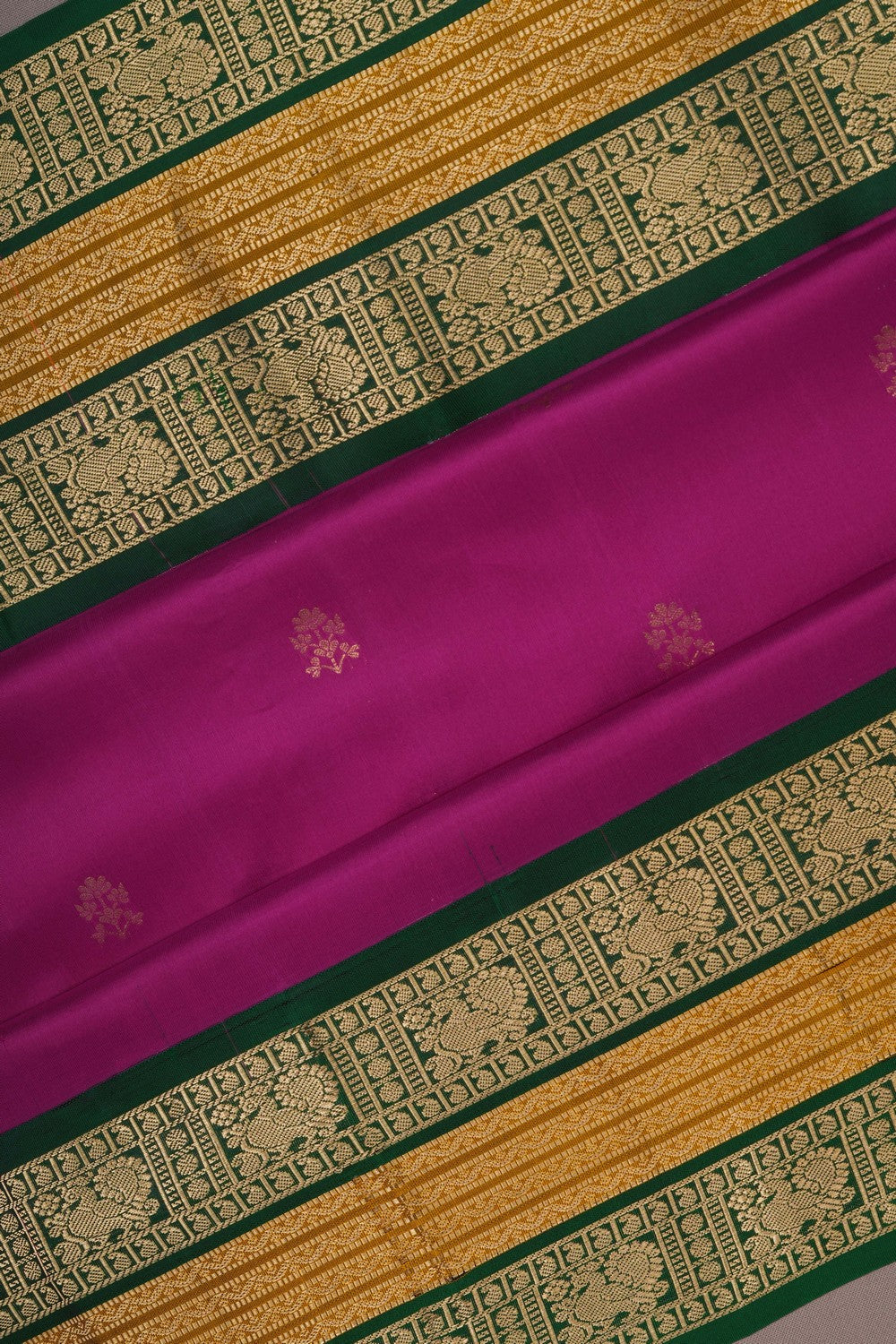 Image of South Silk Magenta Saree