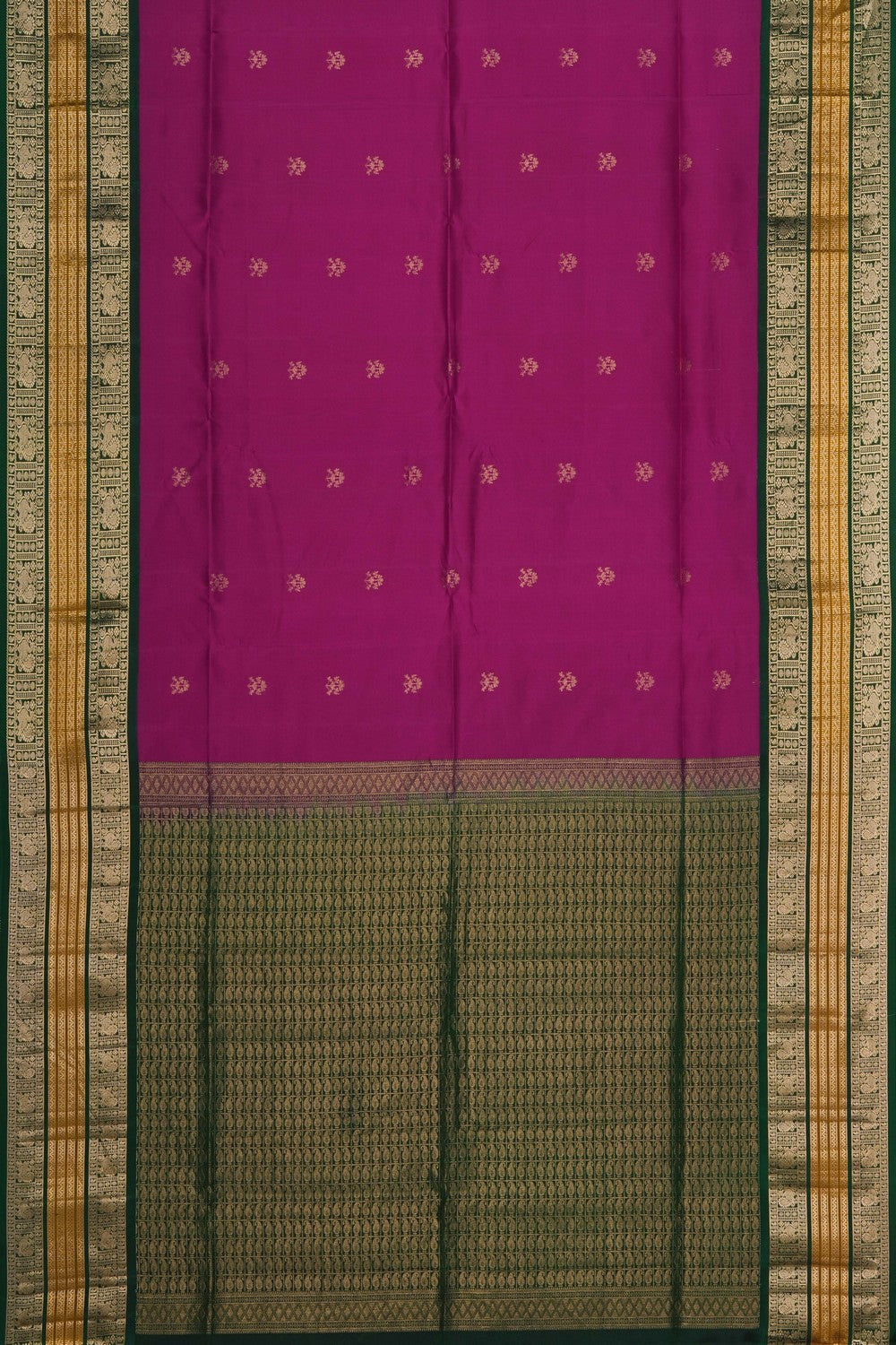 Image of South Silk Magenta Saree