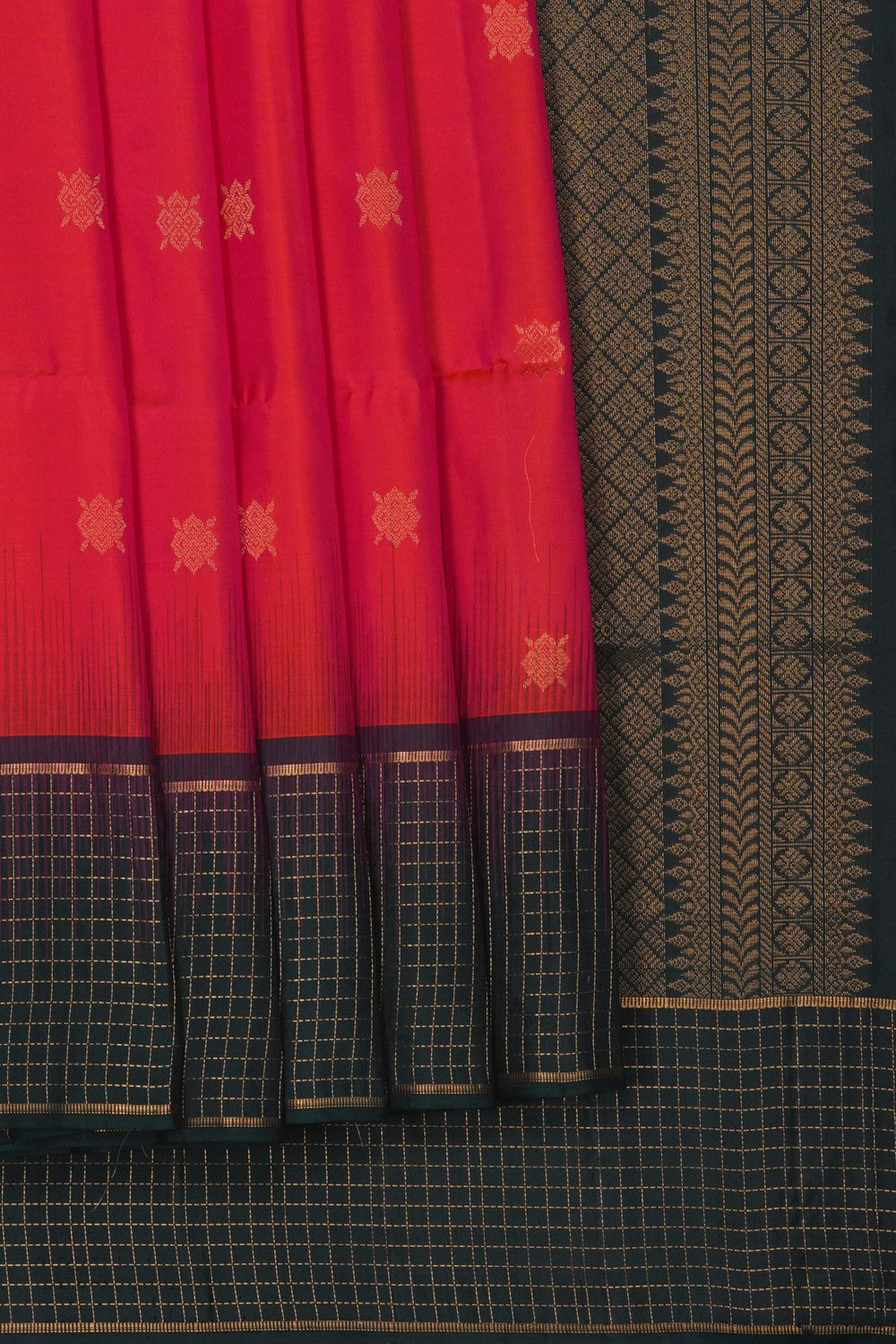 Image of South Silk Red Saree