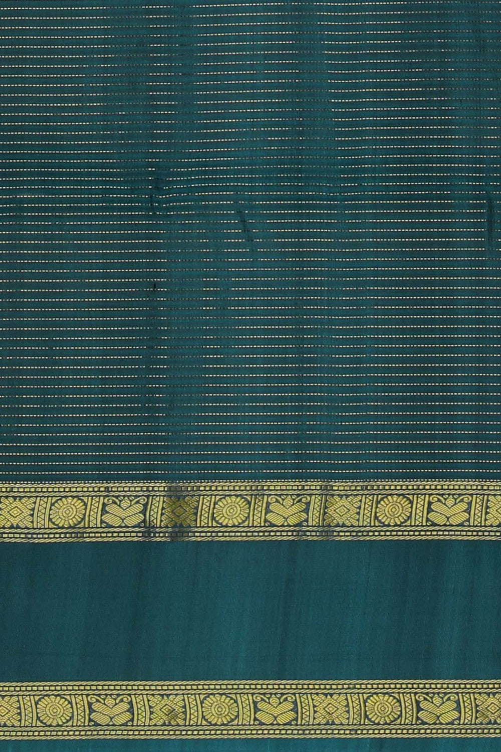 Image of South Silk Moss-Green Saree