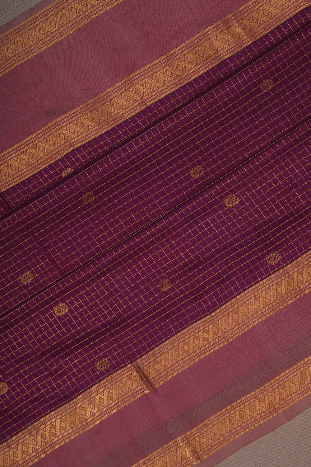 Image of South Silk Plum-Pink Saree