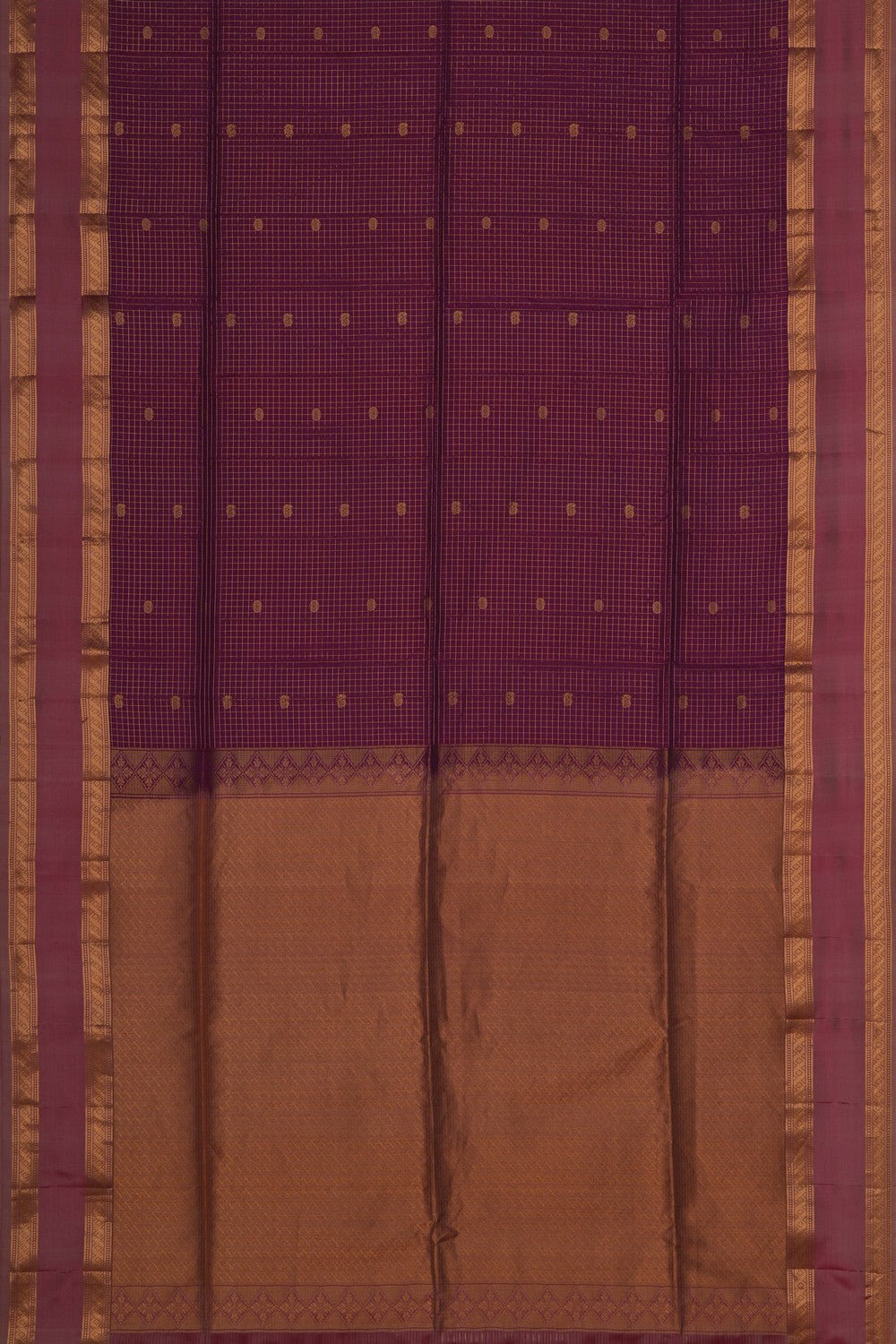 Image of South Silk Plum-Pink Saree