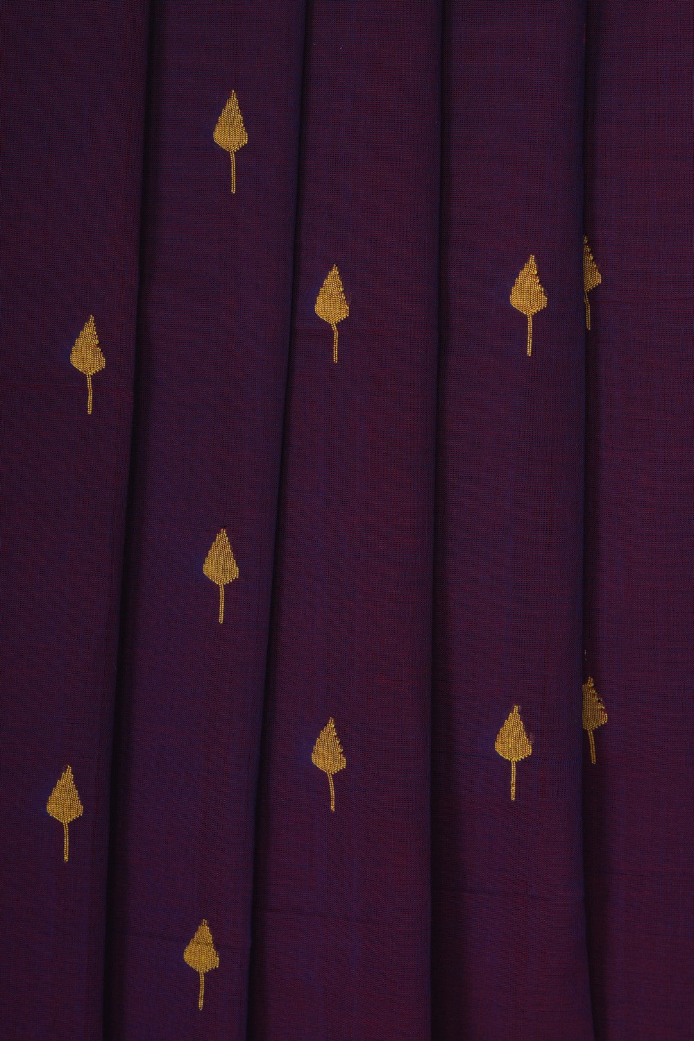 Image of Ponduru Cotton Violet Saree