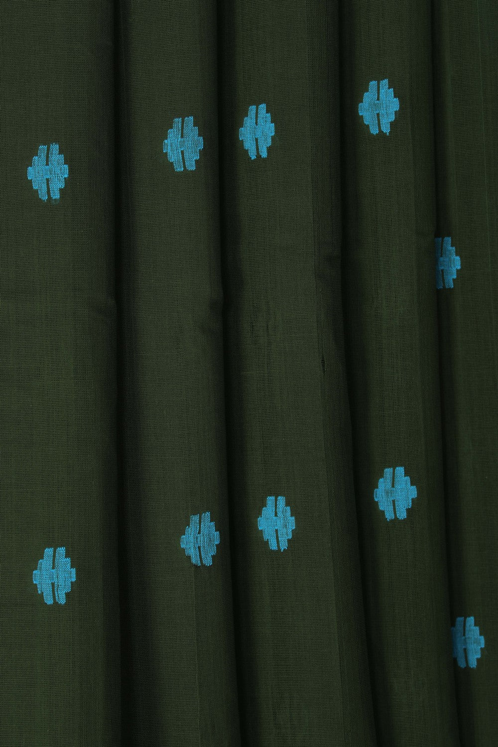 Image of Ponduru Cotton Green Saree