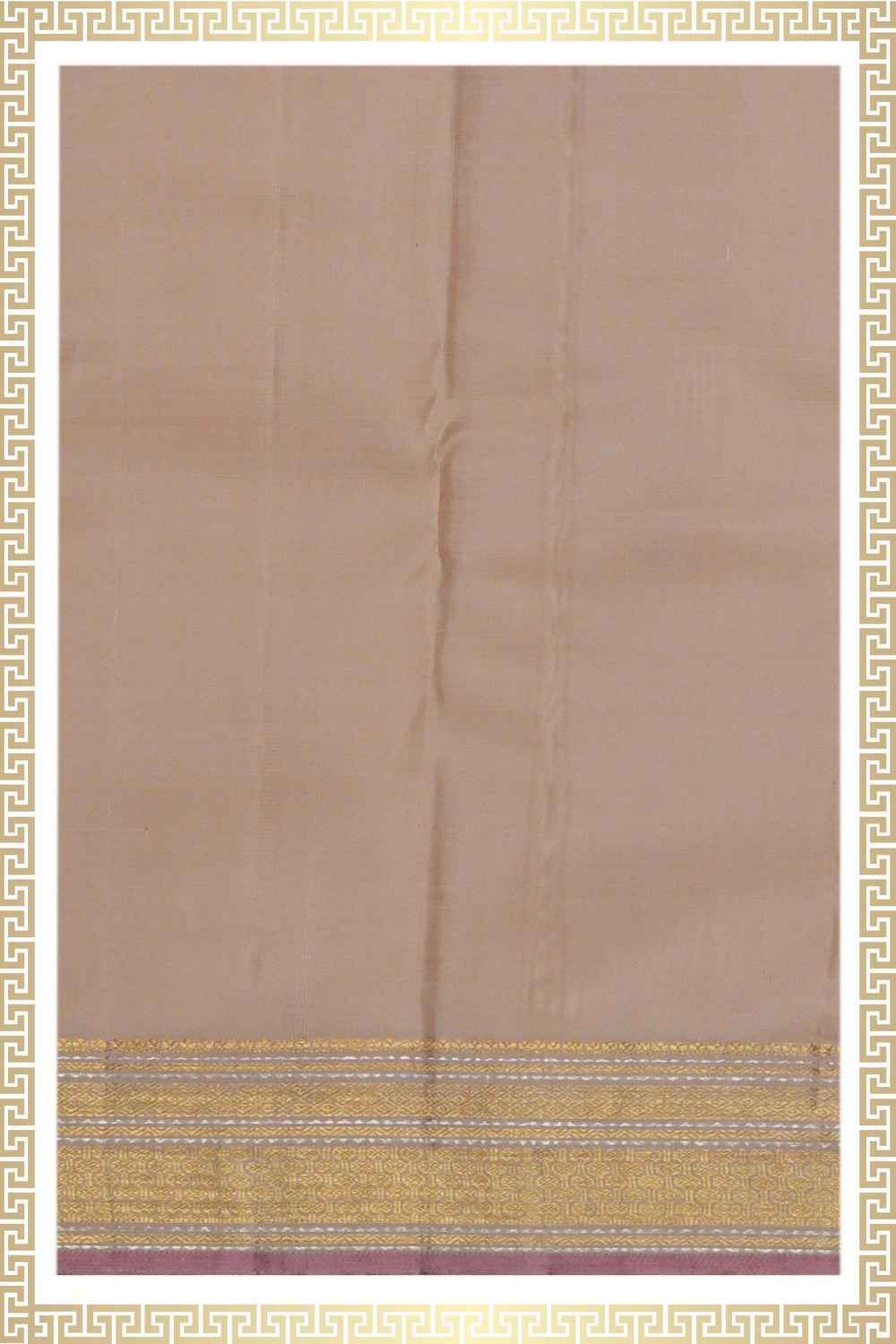 Image of Kanchi Silk Traditional Dhoti With Kanduva (8 X 4)