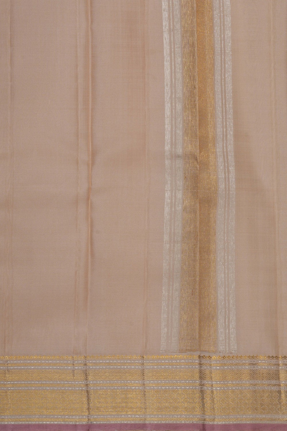 Image of Kanchi Silk Traditional Dhoti With Kanduva (8 X 4)
