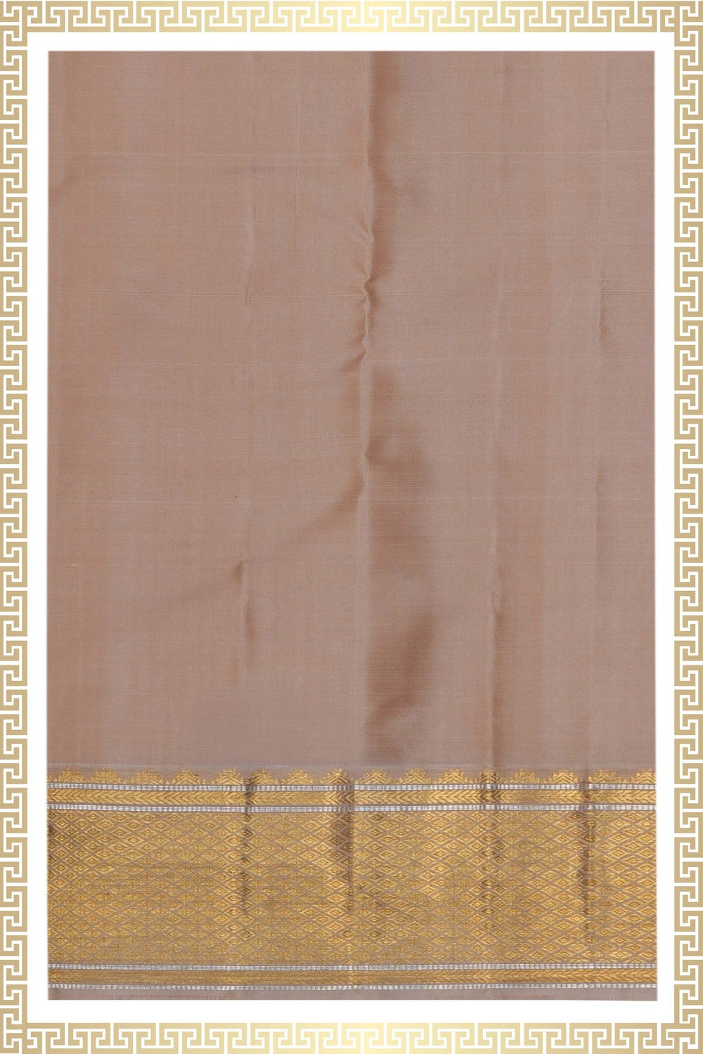 Image of Kanchi Silk Traditional Dhoti With Kanduva (8 X 4)