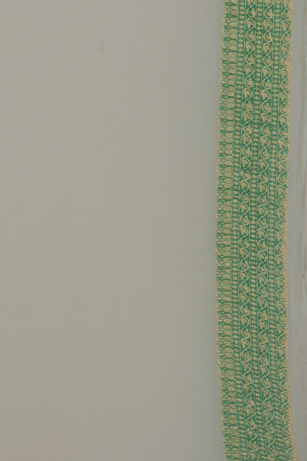 Image of Banarasi Chiffon Off-White Saree