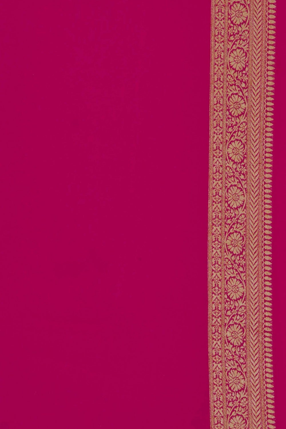 Image of Banarasi Chiffon Yellow Saree