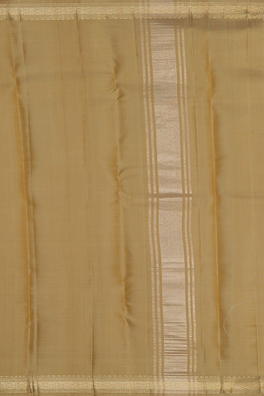 Image of Kanchi Silk Beige Traditional Dhoti With Kanduva (8 X 4)