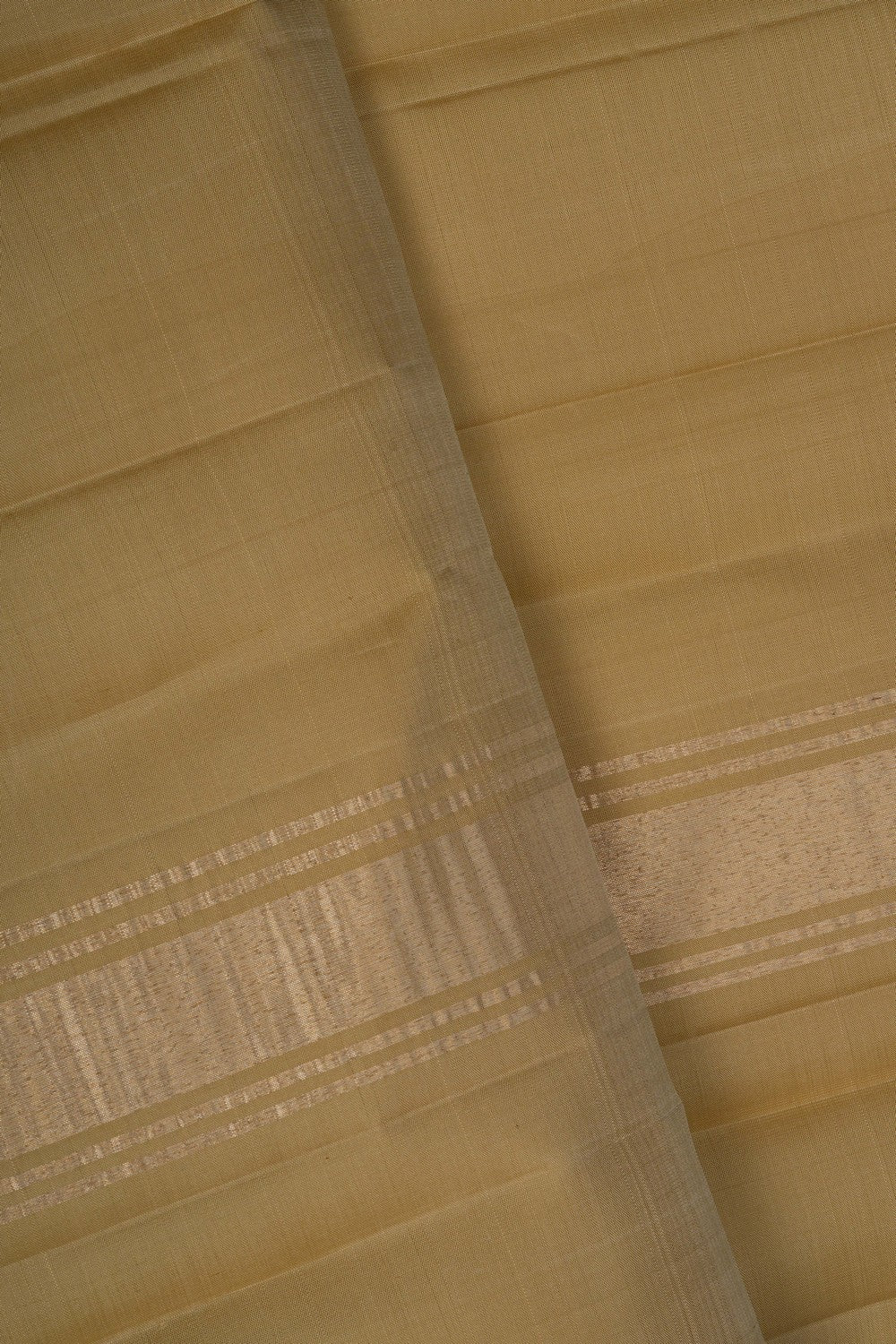 Image of Kanchi Silk Beige Traditional Dhoti With Kanduva (8 X 4)