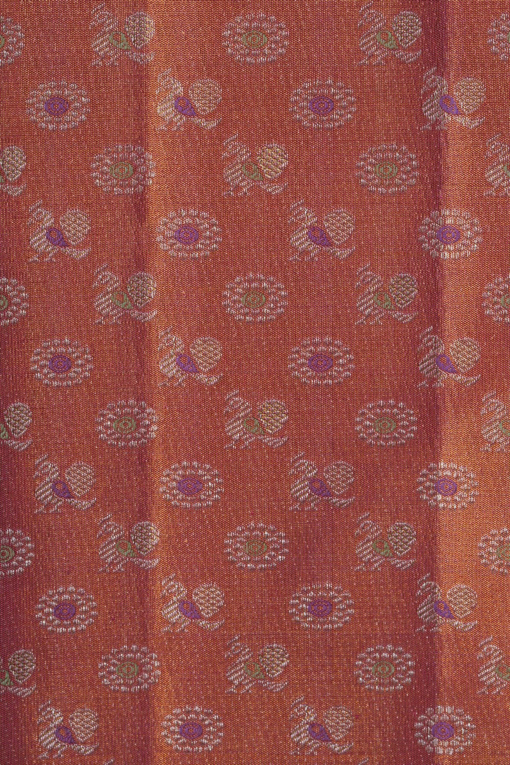 Image of Kanjivaram Silk Tissue Brocade Saree