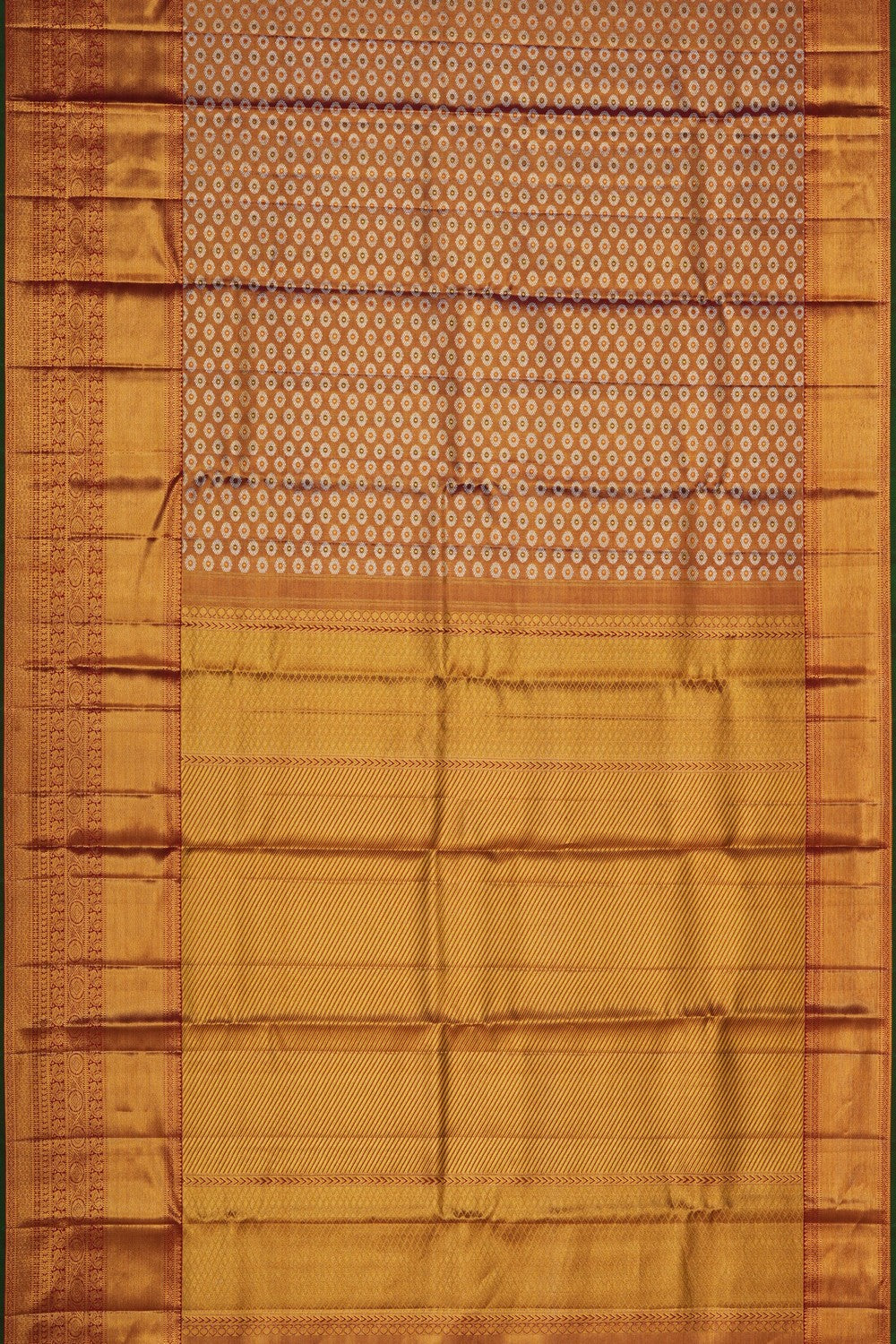 Image of Kanjivaram Silk Tissue Brocade Saree