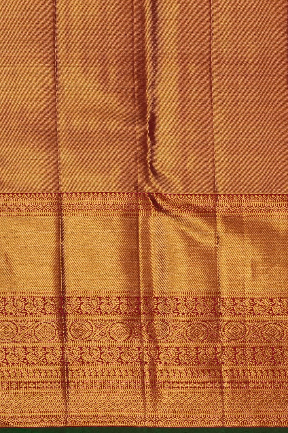 Image of Kanjivaram Silk Tissue Brocade Saree