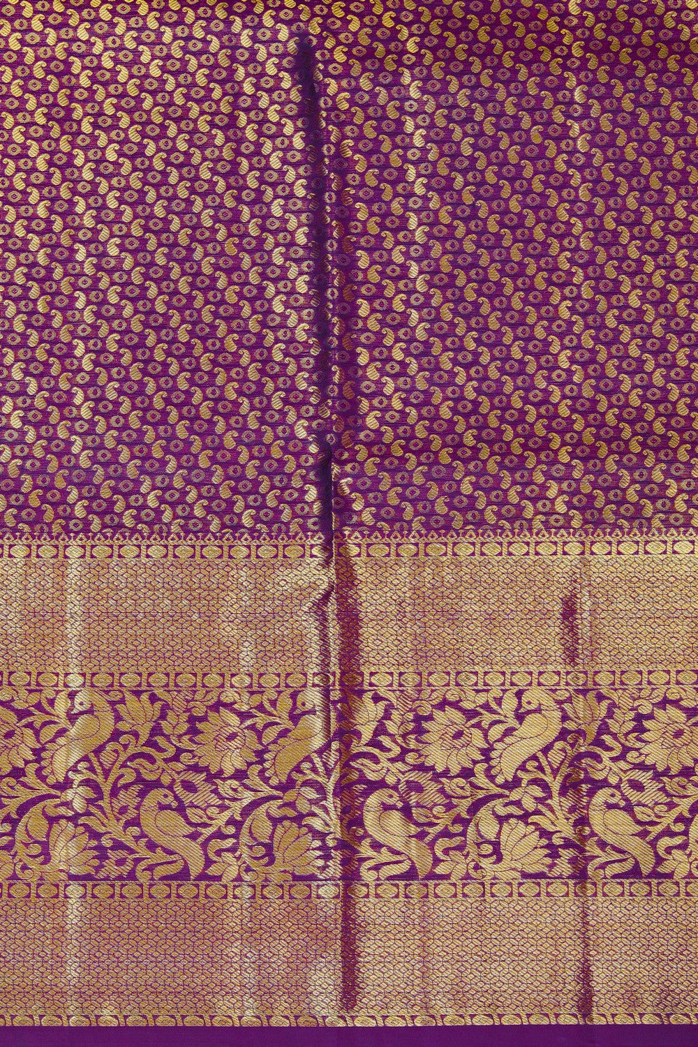 Image of Kanchipattu Pavada Pink Unstitched Set