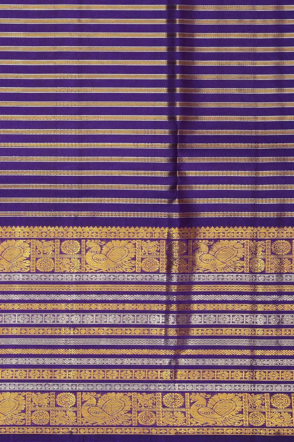 Image of Kanchipattu Pavada Pink Unstitched Set