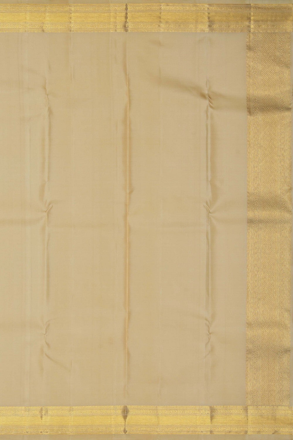 Image of Kanchi Tissue Silk Beige Dhoti With Kanduva (8 X 4) 3 PCS Set
