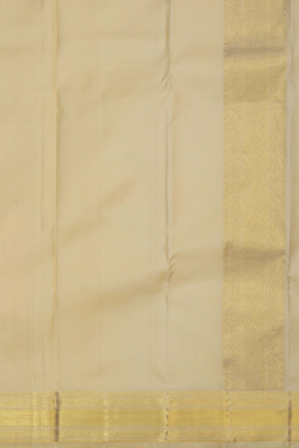 Image of Kanchi Tissue Silk Beige Dhoti With Kanduva (8 X 4) 3 PCS Set