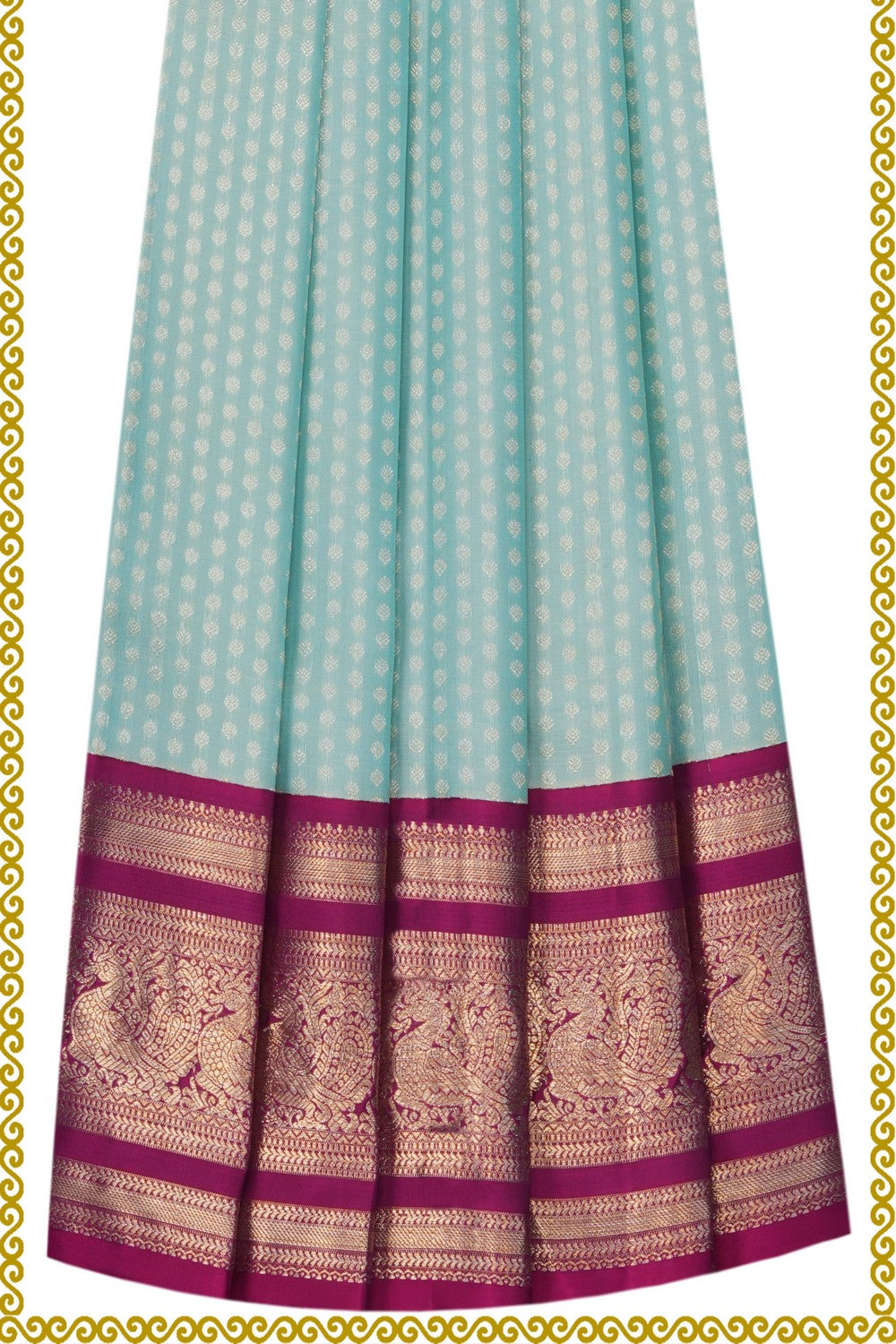 Image of Kanchi Pattu Pavadai Unstitched Set