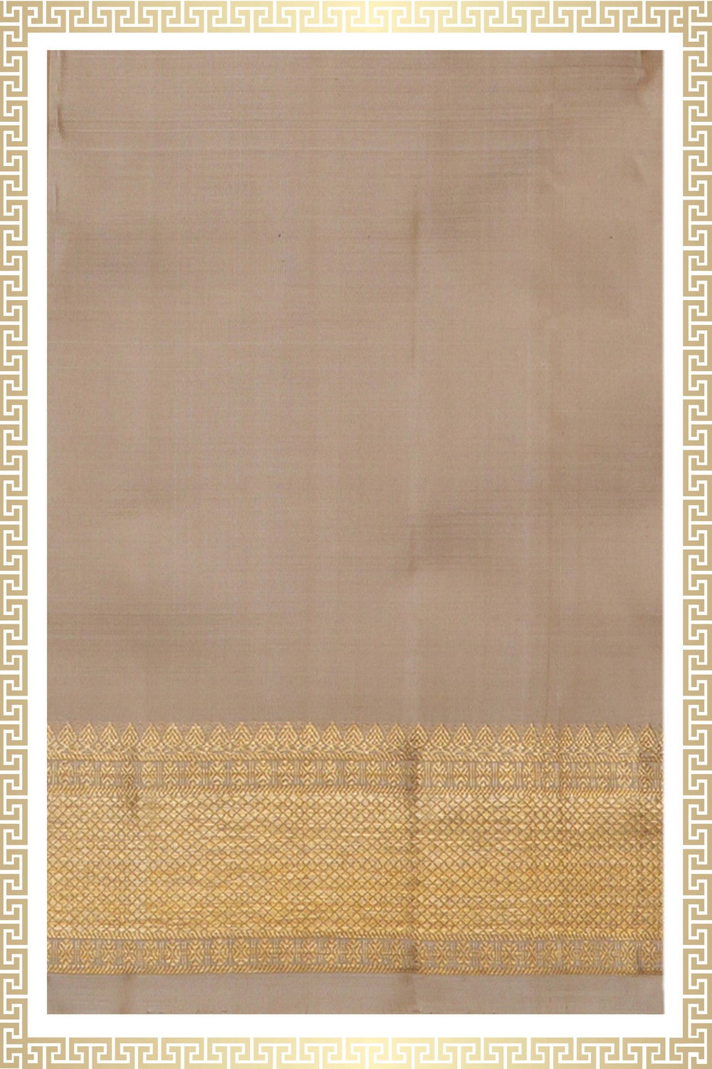 Image of Kanchi Silk Traditional Dhoti With Kanduva (8 X 4)