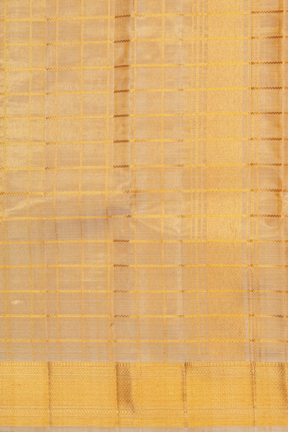 Image of Kanchi Tissue Silk Traditional Dhoti With Kanduva (8 X 4)