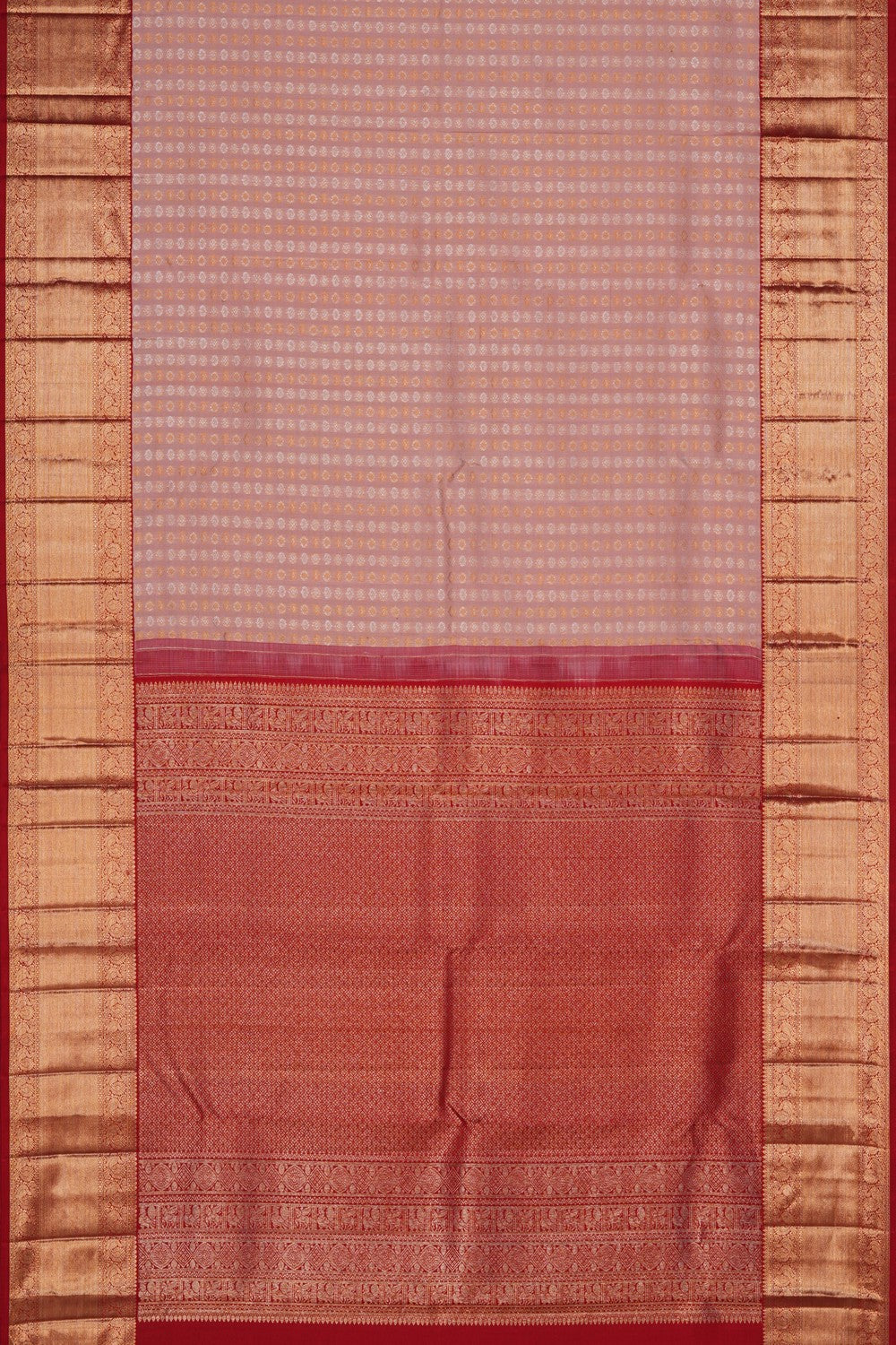 Image of Kanjivaram Silk Brocade Pink Saree