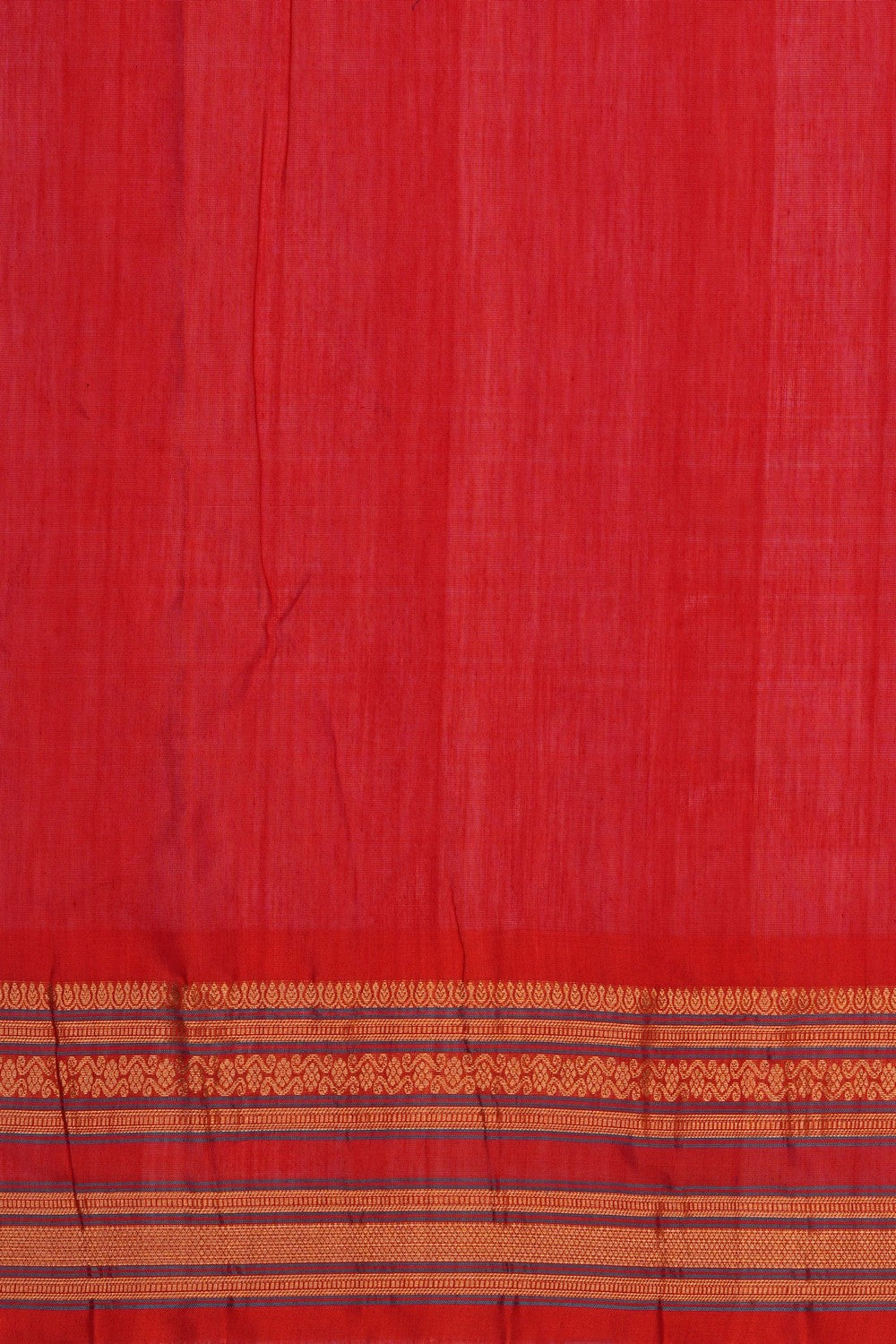Image of Gadwal Silk Green Saree
