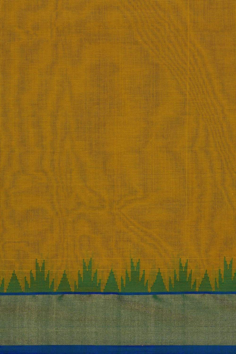 Image of Ponduru Cotton Yellow Saree