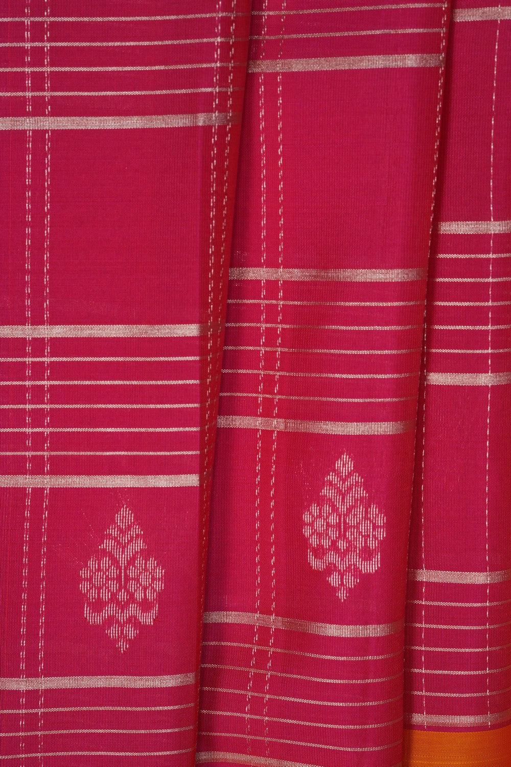 Image of Kanchipattu Silk Pink Saree