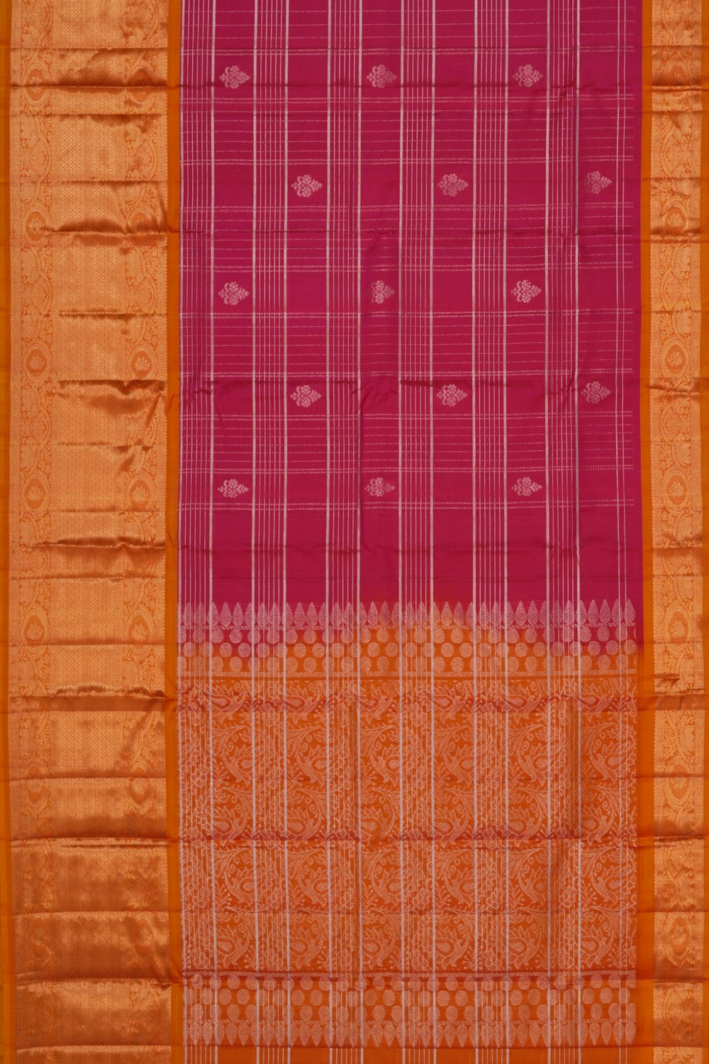 Image of Kanchipattu Silk Pink Saree