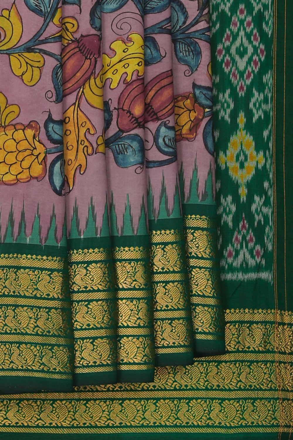 Image of Kalamkari Painting Saree