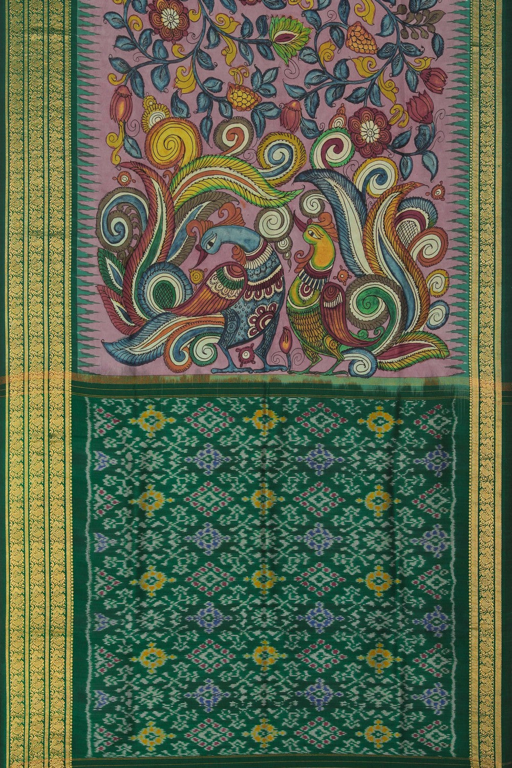 Image of Kalamkari Painting Saree