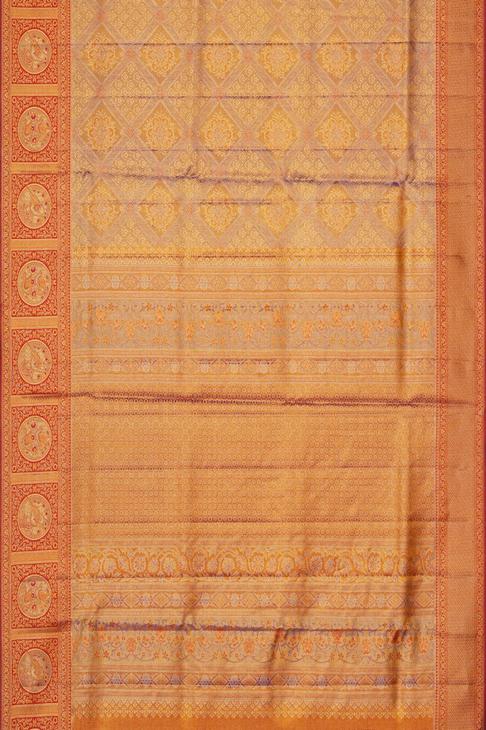 Image of Kanchipattu Tissue Lavender Saree