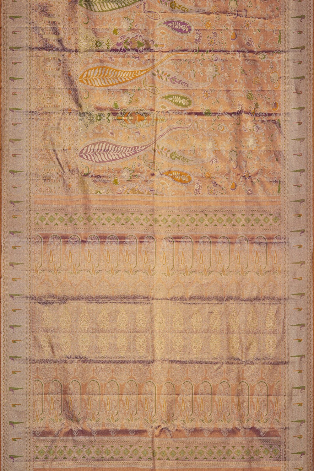 Image of Kanchipattu Tissue Lavender Saree