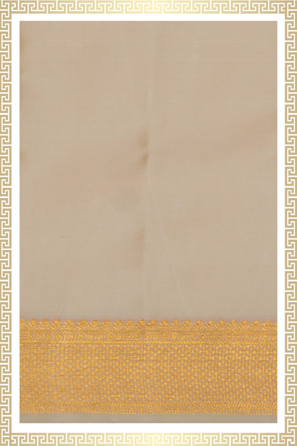 Image of Kanchi Silk Traditional Dhoti With Kanduva (8 X 4)
