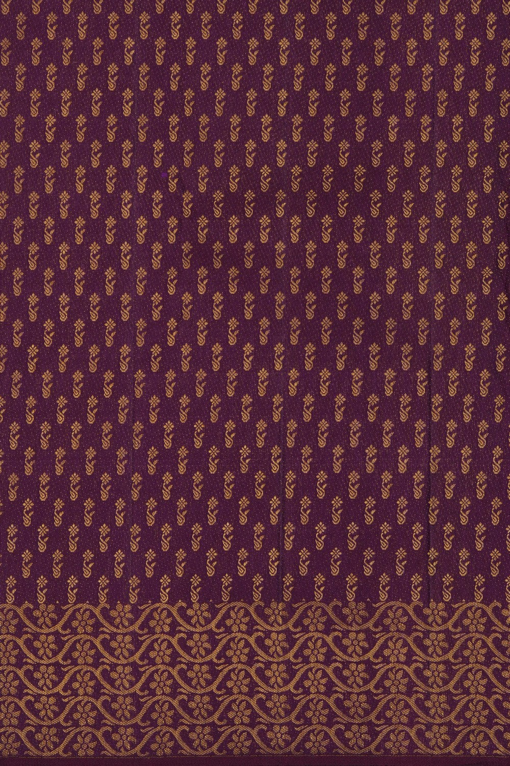 Image of Kanchipattu Tissue Dark Purple Saree