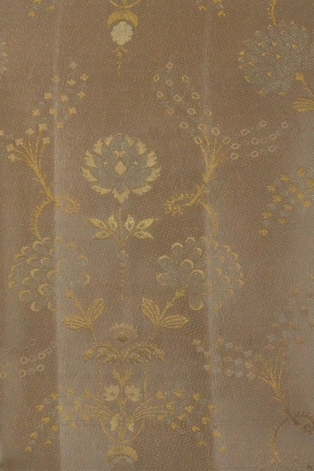 Image of Kanchipattu Tissue Grey Saree