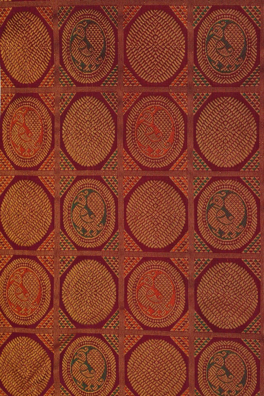 Image of Kanchipattu Silk Dark Magenta Saree