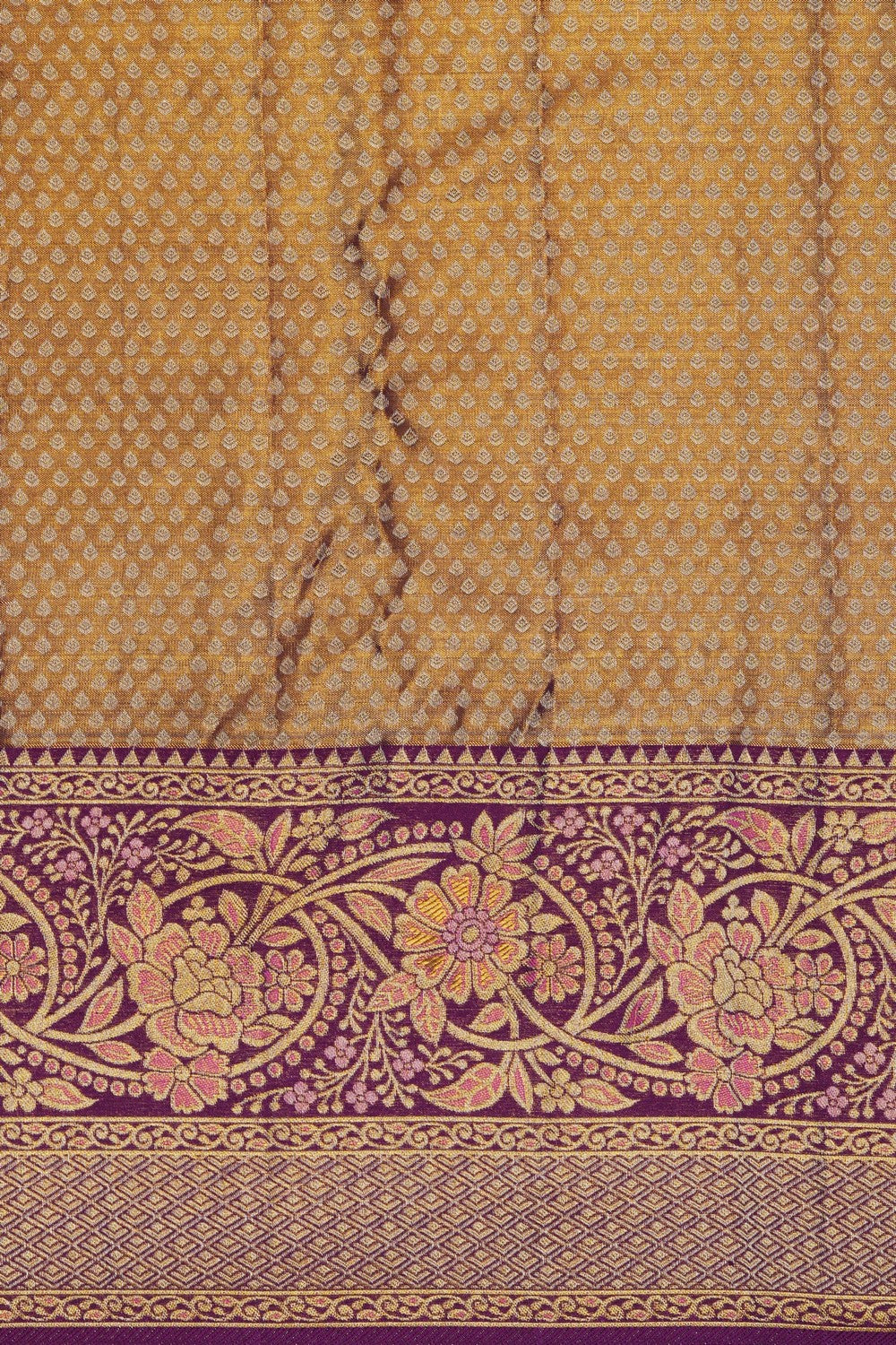 Image of Kanchipattu Tissue Pink Saree