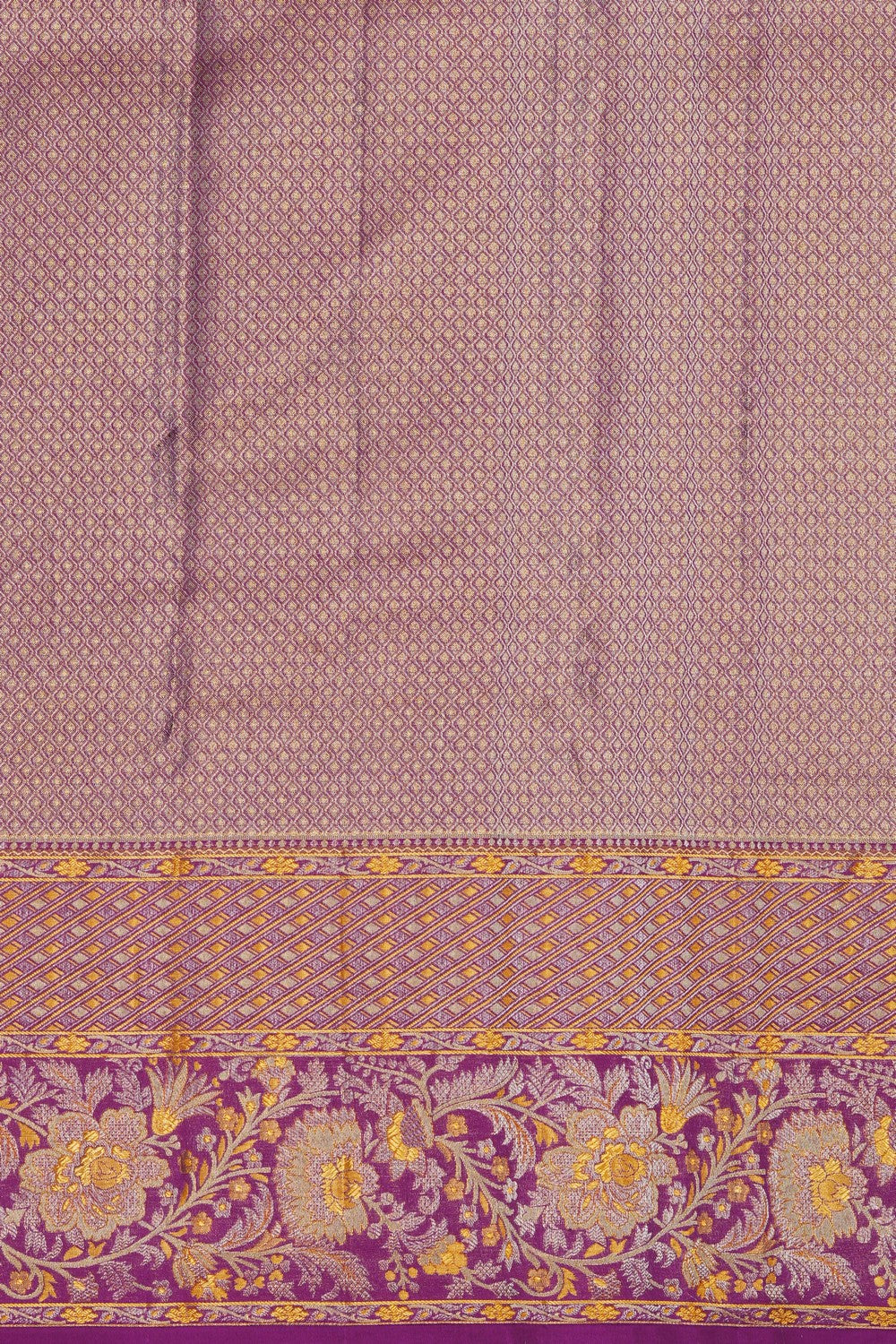 Image of Kanchipattu Tissue Magenta Saree